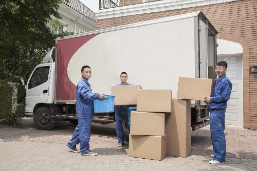 Packing boxes and moving supplies in South Kensington