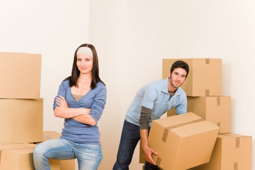Local movers handling a flat move in South Kensington