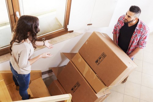 Careful packing and labelling for South Kensington relocation