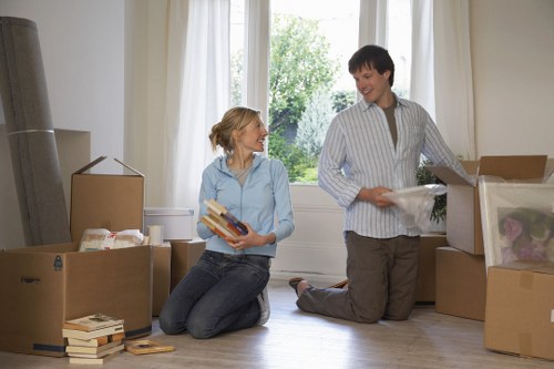 Packing and labeling office equipment for relocation