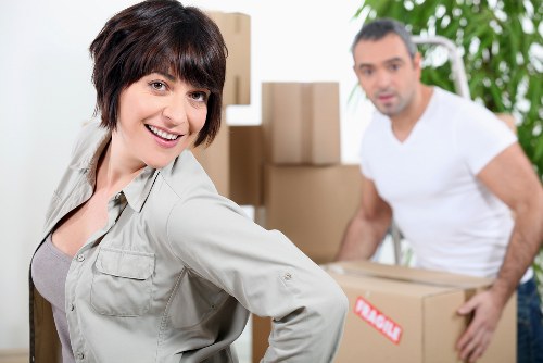 Local moving van service for office transport in South Kensington