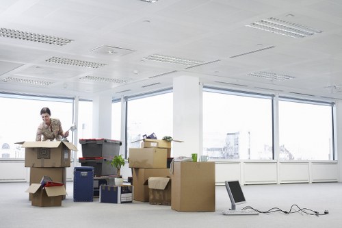 Professional movers handling a property move in South Kensington