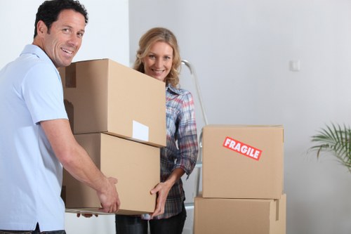 Illustration of encrypted payment protection for removals services